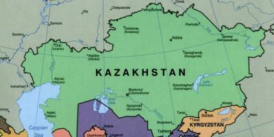 Bản đồ của nice Kazakhstan